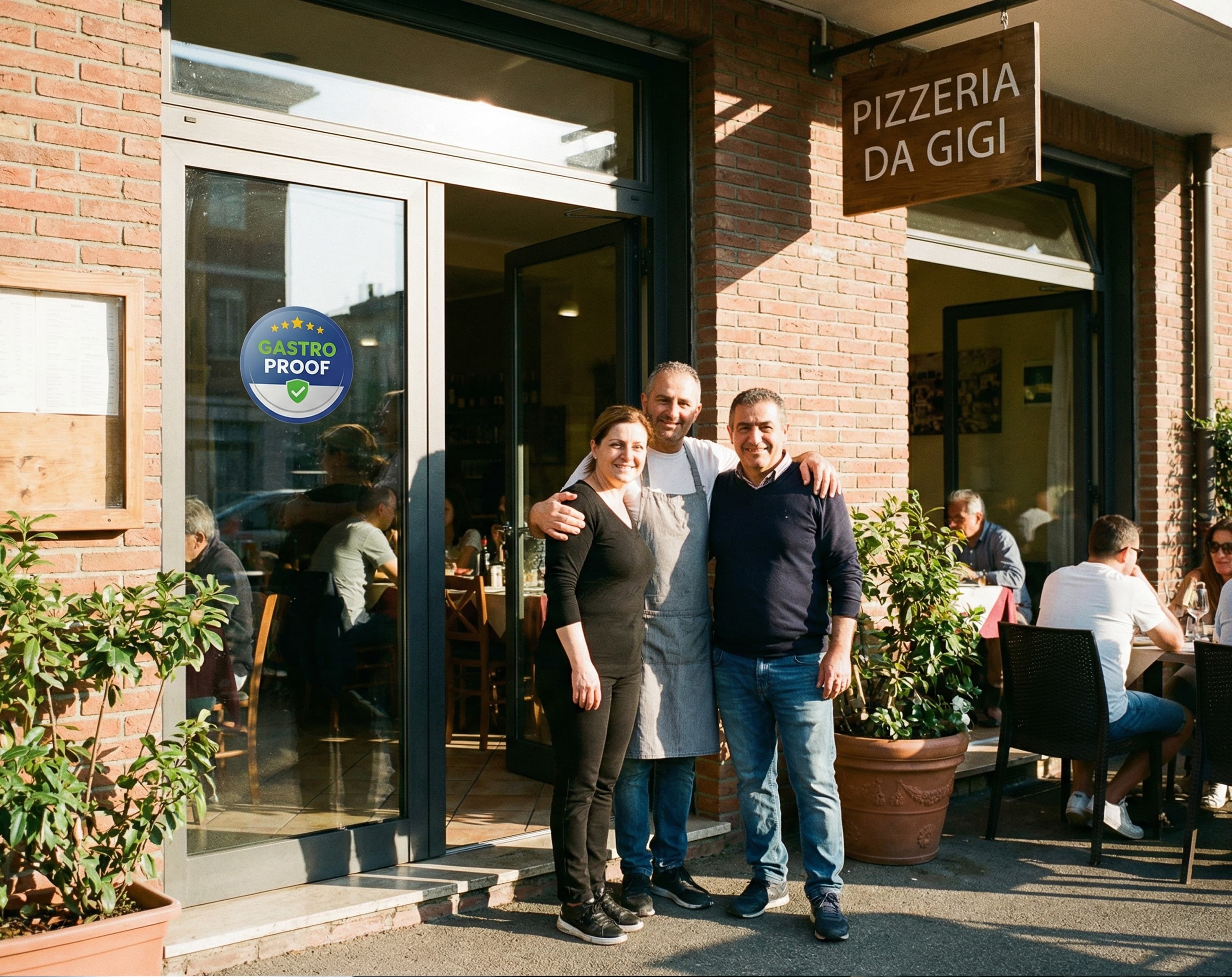 Werden Sie verifiziert mit Gastroproof